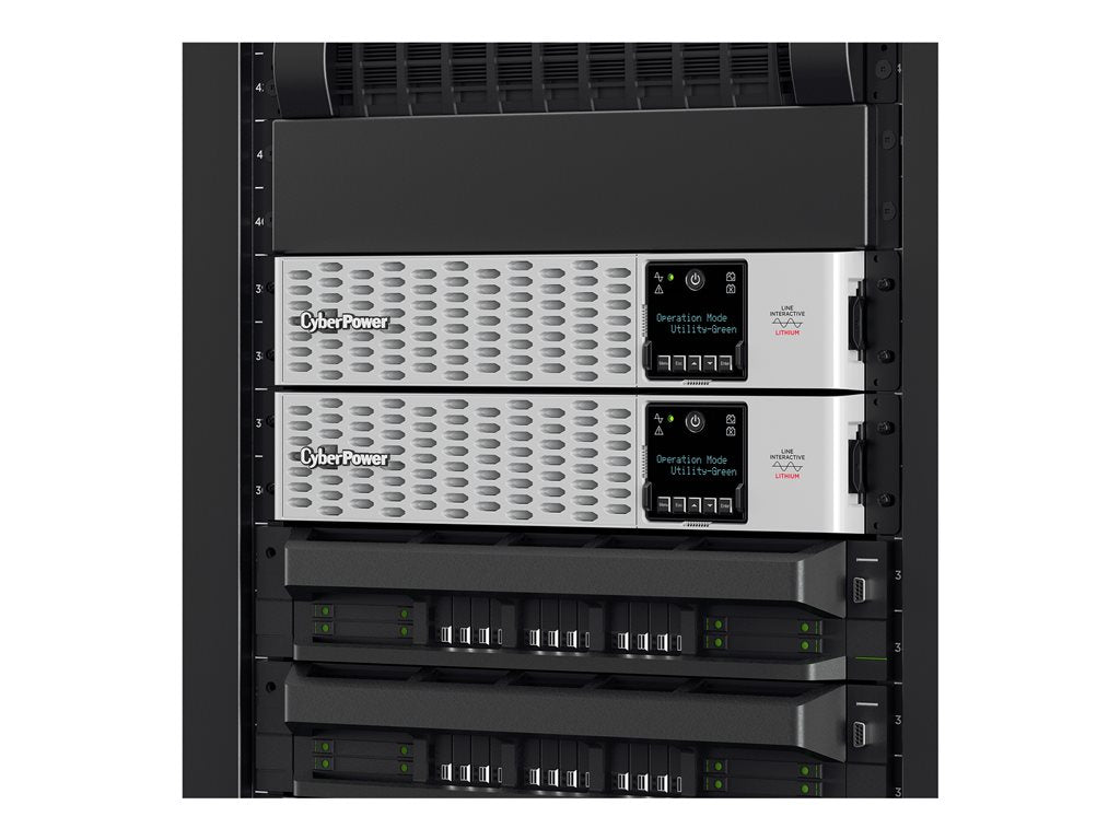 CyberPower Smart App Sinewave PRL3000RT2UC - UPS (rack-mountable / external) - AC 100-120 V - 3000 Watt - 3000 VA - 9 Ah - Ethernet,