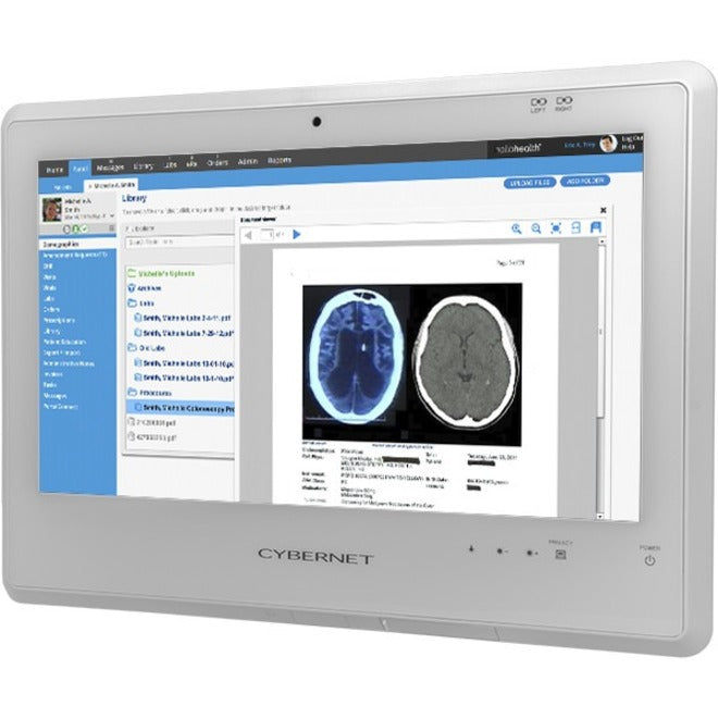 Cybernet CyberMed S S20 All-in-One Computer - Intel Core i5 6th Gen i5-6200U - 8 GB - 128 GB SSD - 19.5 HD+ Touchscreen - Desktop - White" CYBERMED-S20