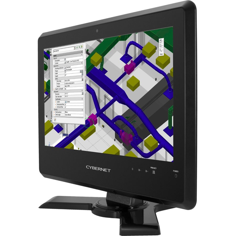 Cybernet S IPC-S20T All-in-One Computer - Intel Core i5 6th Gen i5-6200U - 8 GB - 128 GB SSD - 19.5 HD+ Touchscreen - Desktop - Black"