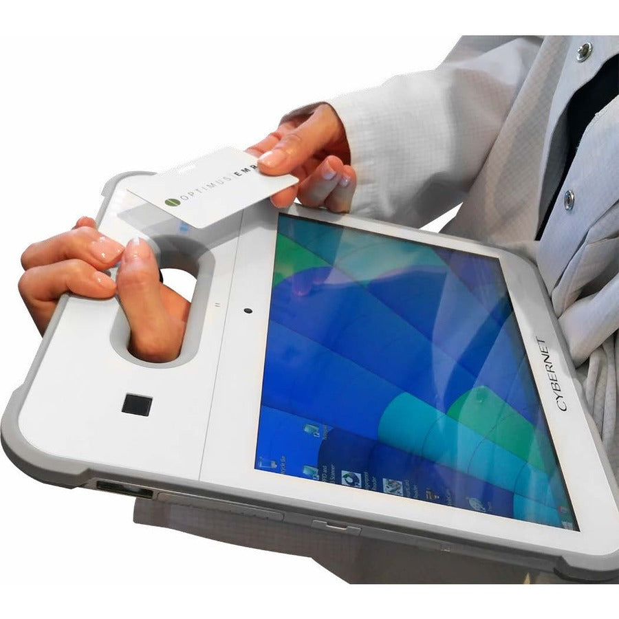 Cybernet The CyberMed-Rx is a 10.1-inch Rugged Medical Grade Tablet in a fully disinfectable casing and touch glass that mitigates the spread of germs and harmful microbes.