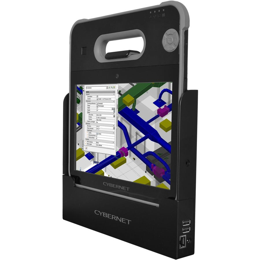 Cybernet The Rugged-X10 Is The Toughest Rugged Windows Tablet On The Market. The Rugged X10 Industrial Tablet Pc Meets Mil-Std-810G Drop Test Standards And Is Water And Dust Resistant.