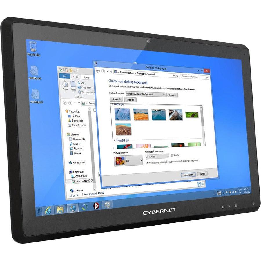 Cybernet iOne S S22 All-in-One Computer - Intel Core i5 6th Gen i5-6200U - 8 GB - 128 GB SSD - 21.5 Full HD Touchscreen - Desktop - Black" IONE-S22