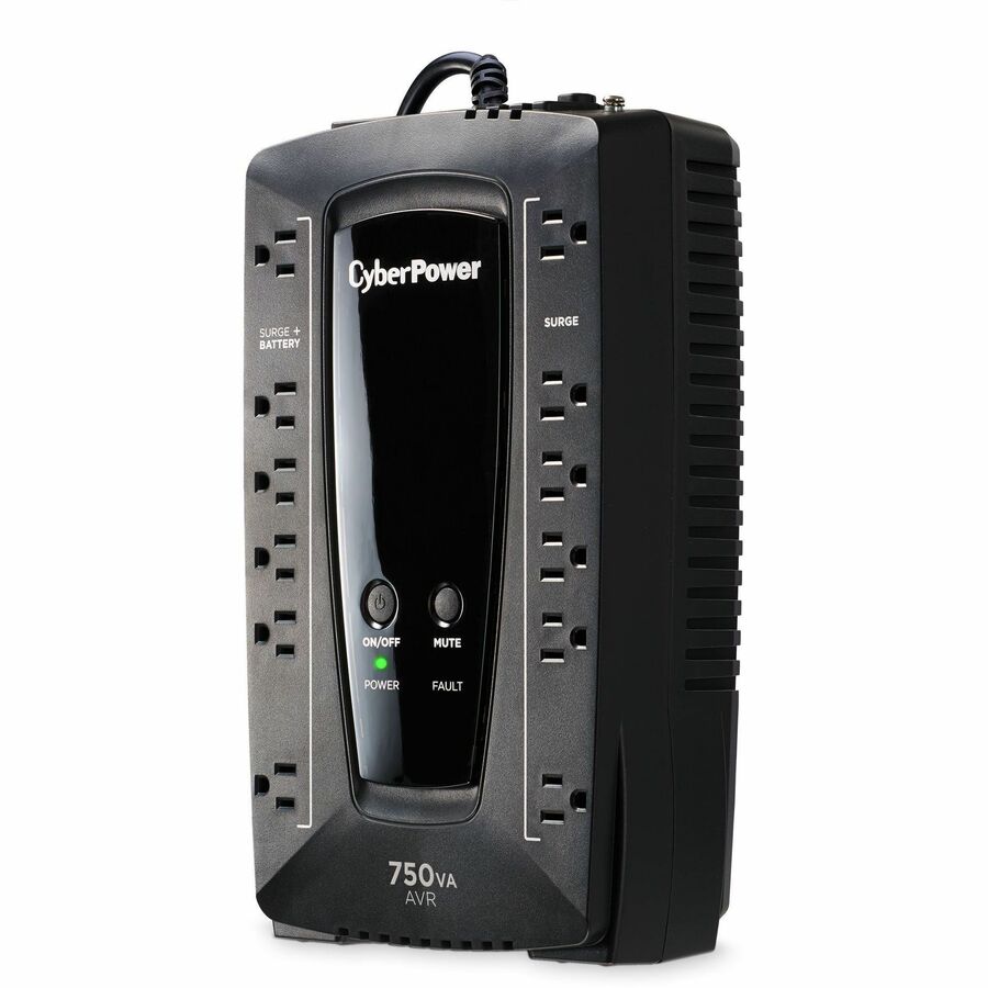 Cyberpower Avrg750U Uninterruptible Power Supply (Ups) 0.75 Kva 450 W 12 Ac Outlet(S)
