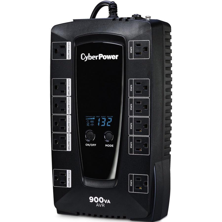 Cyberpower Avrg900Lcd Uninterruptible Power Supply (Ups) Line-Interactive 0.9 Kva 480 W 12 Ac Outlet(S)