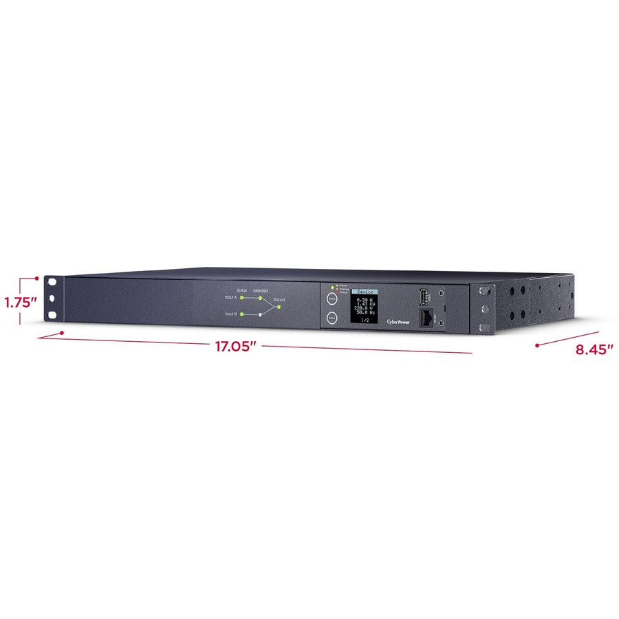 Cyberpower Metered Ats Pdu Pdu24006 10-Outlets Pdu