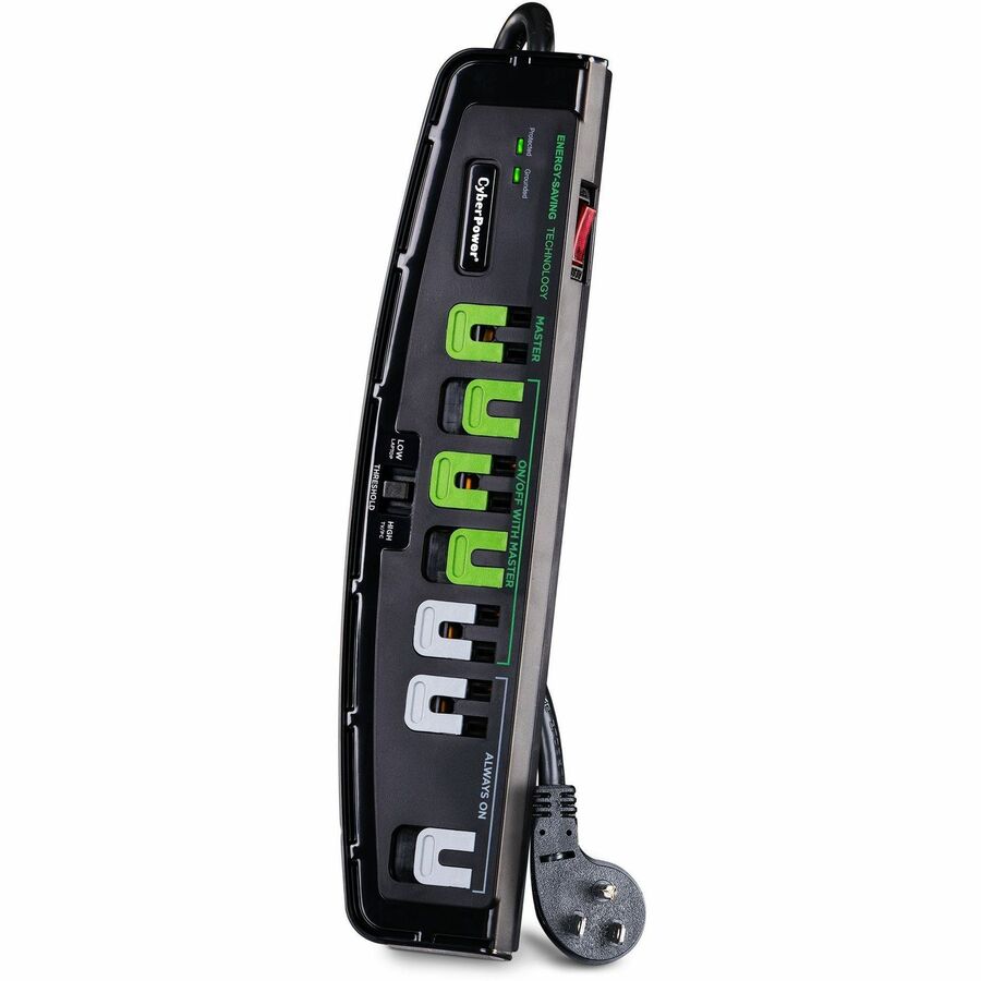 Cyberpower P705G Surge Protector Black 7 Ac Outlet(S) 125 V 1.5 M