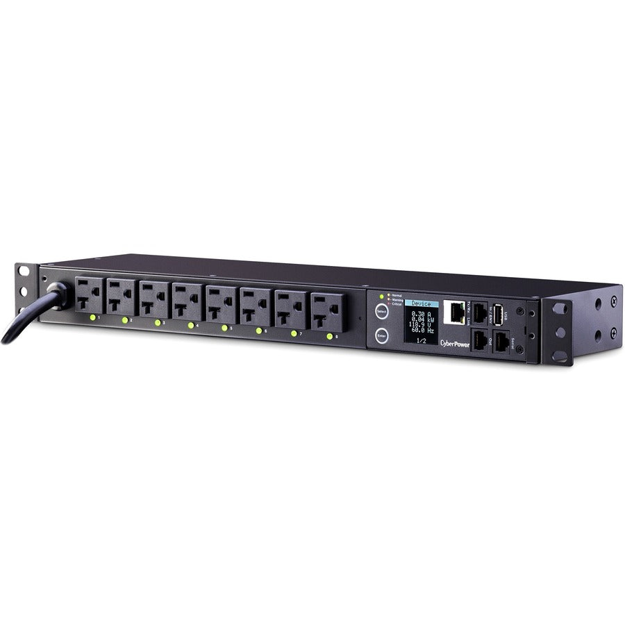 Cyberpower Pdu81002 Power Distribution Unit (Pdu) 8 Ac Outlet(S) 1U Black