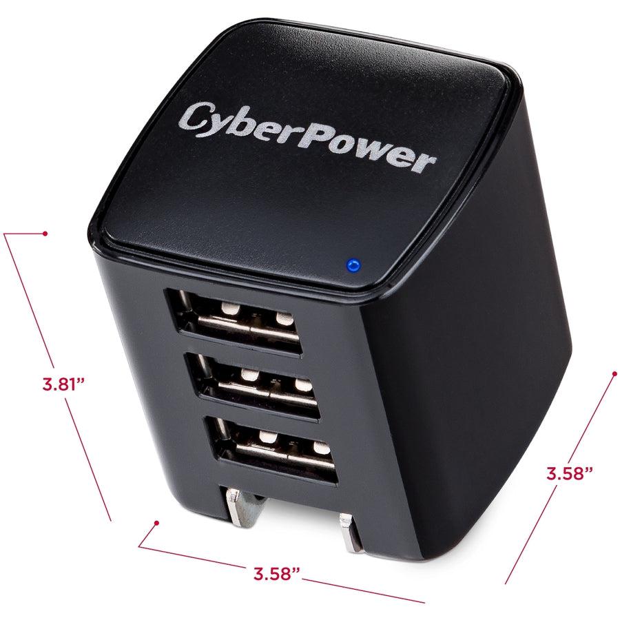 Cyberpower Tr13U3A Mobile Device Charger Black Indoor