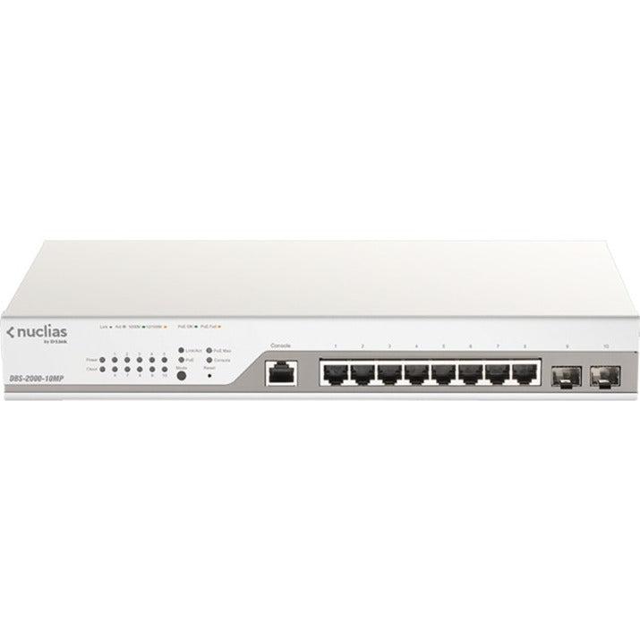 D-Link 10-Port Nuclias Cloud-Managed PoE Switch