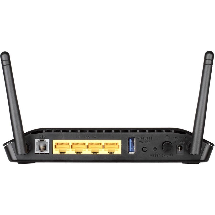 D-Link DSL-2750B Wi-Fi 4 IEEE 802.11n ADSL2+ Modem/Wireless Router