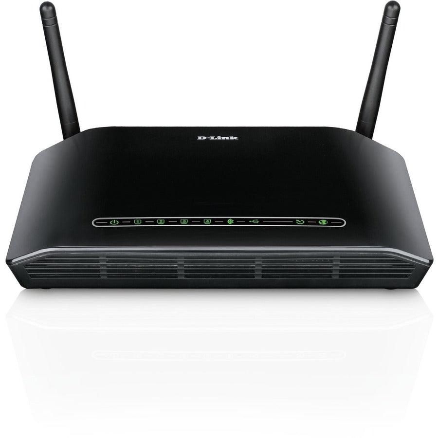 D-Link DSL-2750B Wi-Fi 4 IEEE 802.11n ADSL2+ Modem/Wireless DSL-2750B-US