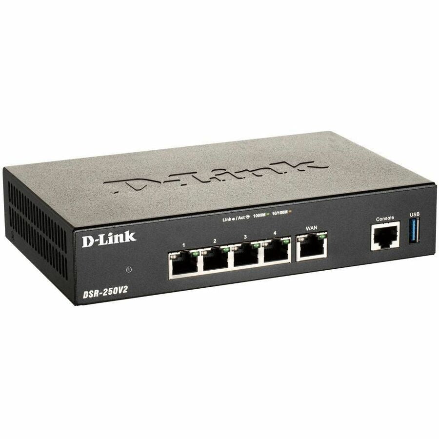 D-Link Unified Services VPN Router - for Small to Medium Business - 6 Ports - 4 RJ-45