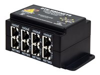 DITEK DTK-WM4NETS 4-Channel Wall Mount PoE+ Surge Protector