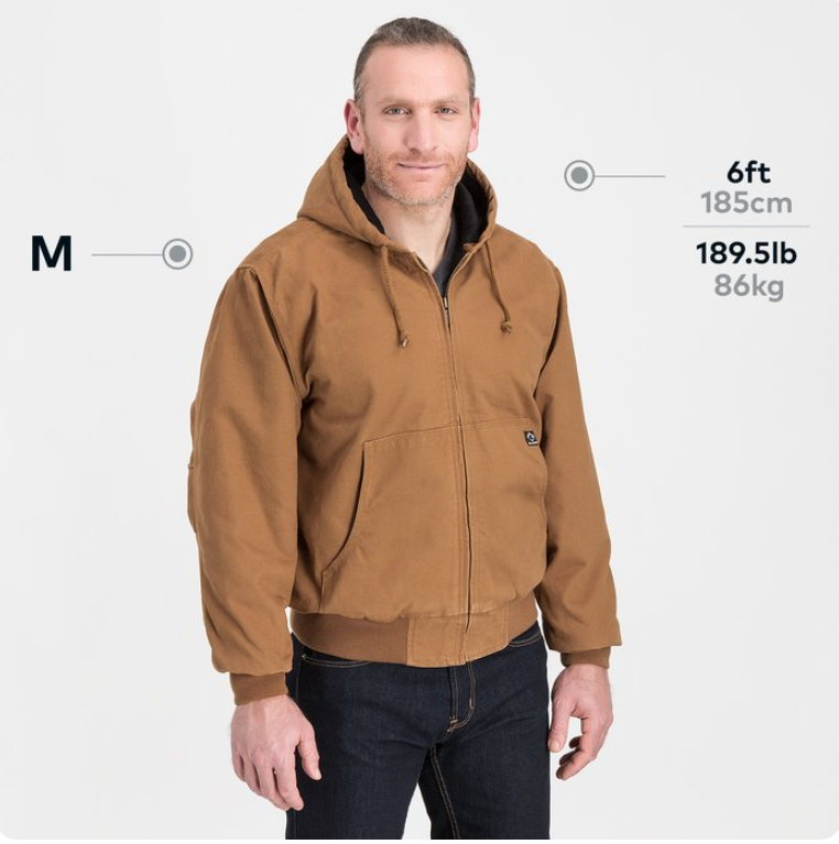 DRI DUCK Hooded Boulder Cloth Jacket with Tricot Quilt Lining – Rugged Warmth, Built to Endure