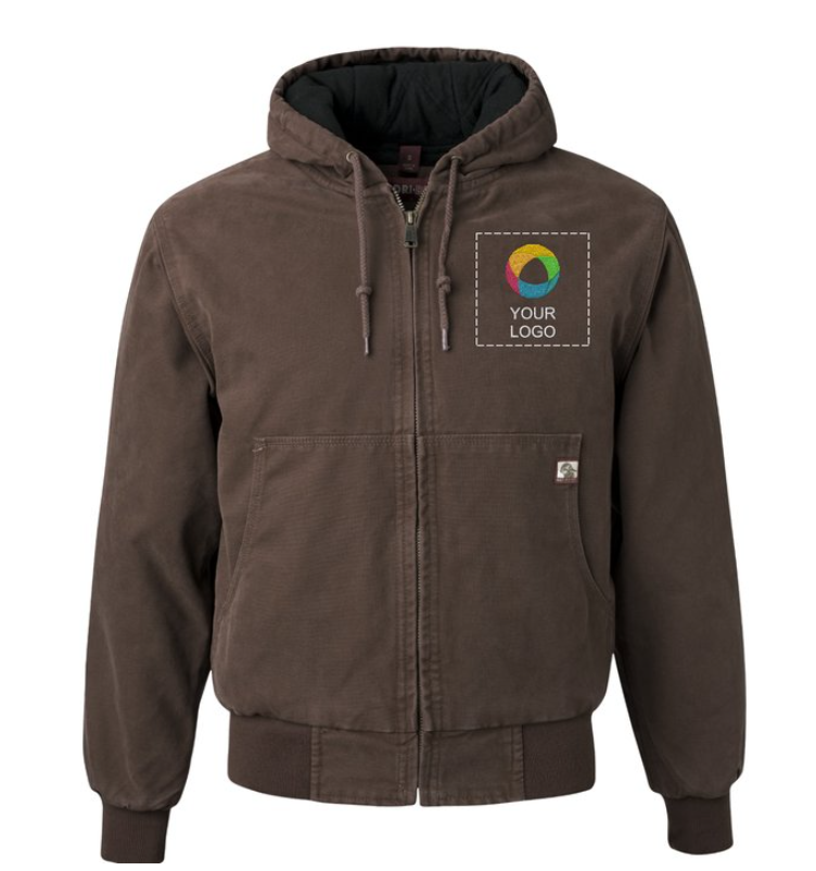 DRI DUCK Hooded Boulder Cloth Jacket with Tricot Quilt Lining – Rugged Warmth, Built to Endure