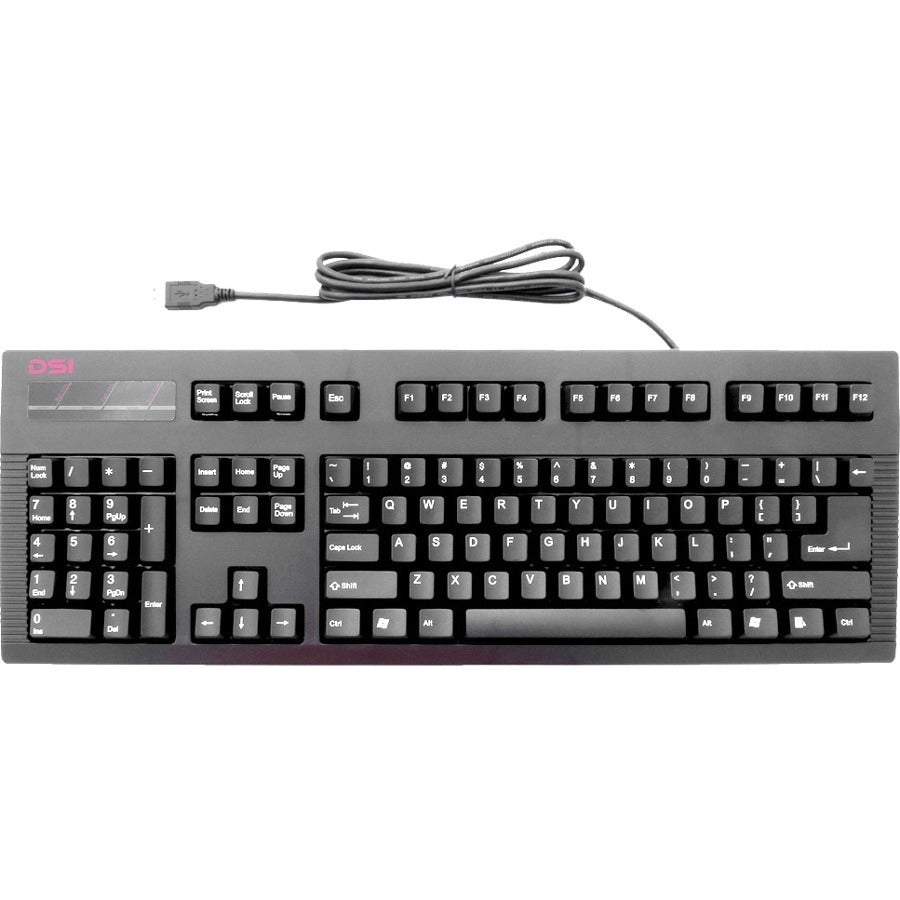 DSI Left Handed Wired Mechanical Keyboard with Cherry Red Switches KB-DCK-LH104-V2