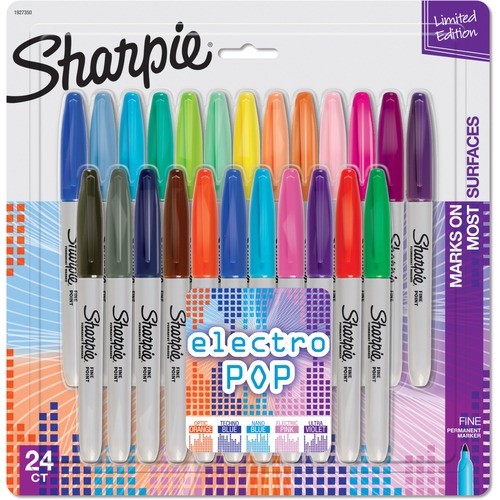 DYMO SHARPIE FINE ELECTRO POP 24CD
