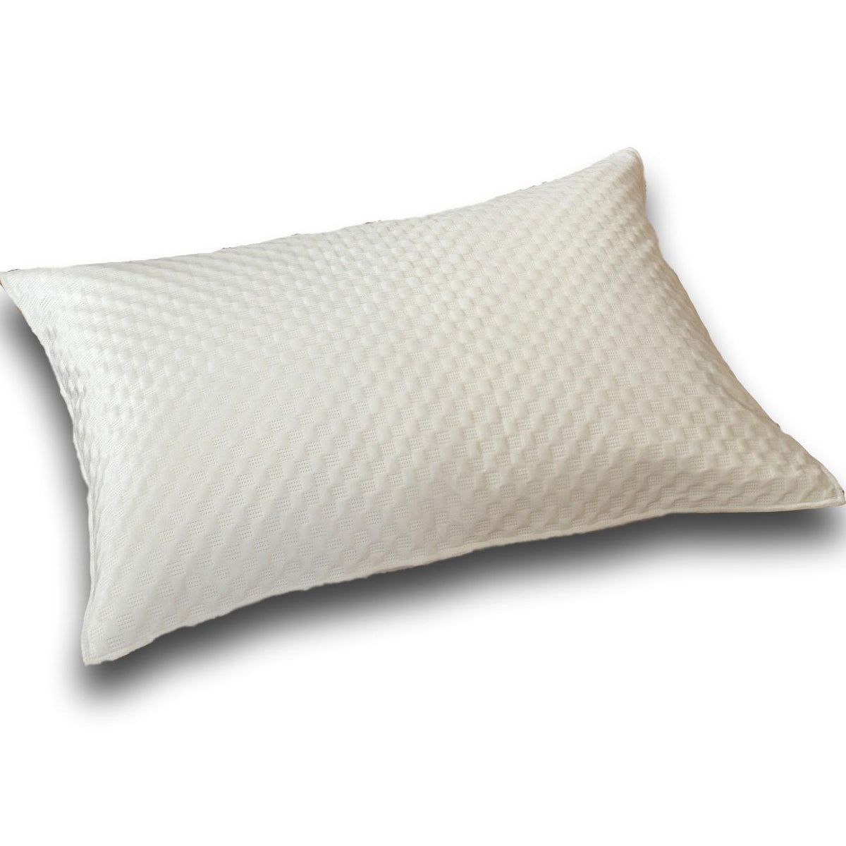 DaDa Bedding Dreamy Soft Velvet Ivory White Velour Quilted King Pillow Sham, 20” x 36” (JHW861)