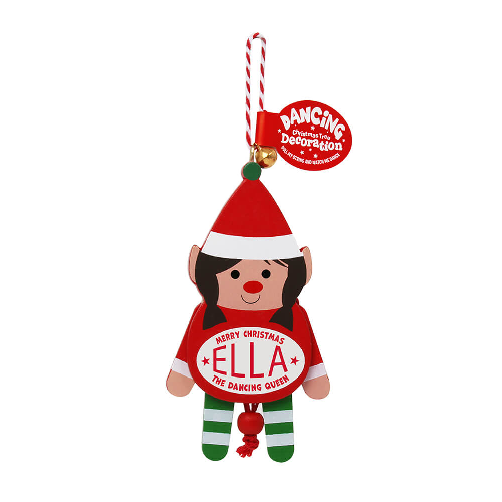 Dancing Wooden Ornament (E - J) -