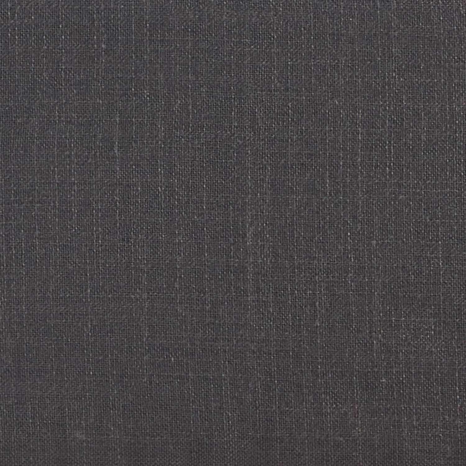 Dark Grey Button Tufted Ottoman With Hidden Storage