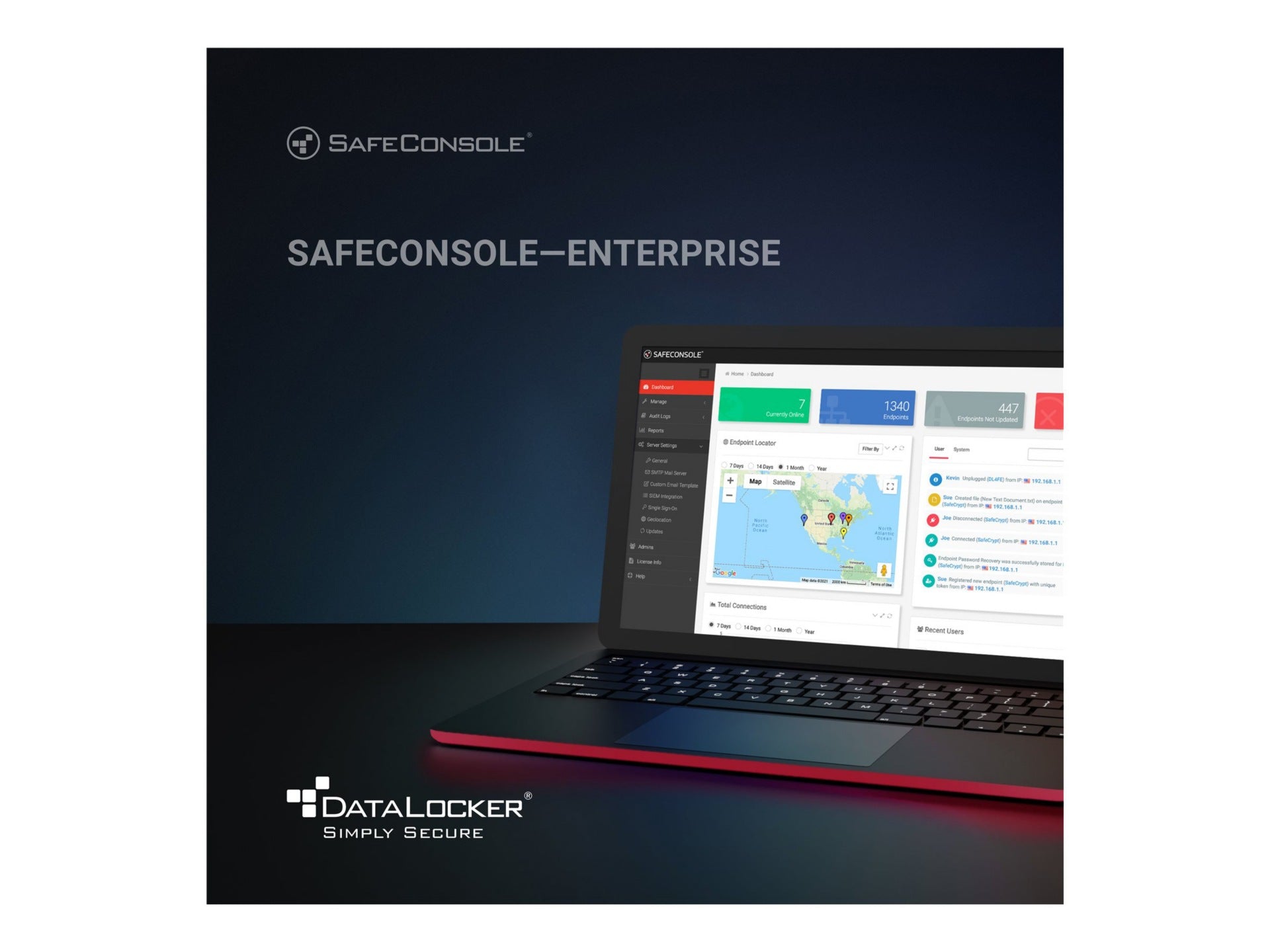 DataLocker On-Prem Enterprise SafeConsole Server License - 1 Year