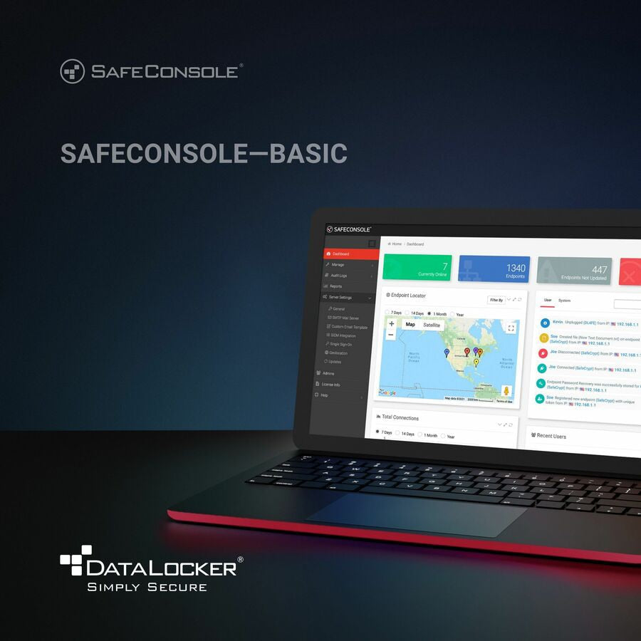 DataLocker SafeConsole Server License - 1 Year On-Prem Renewal