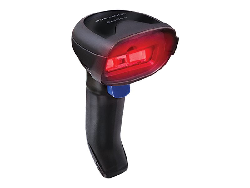 Datalogic QuickScan 2200 Series QD2220 - Barcode scanner - handheld - linear imager - 400 scan / sec - decoded - USB QD2220-BK