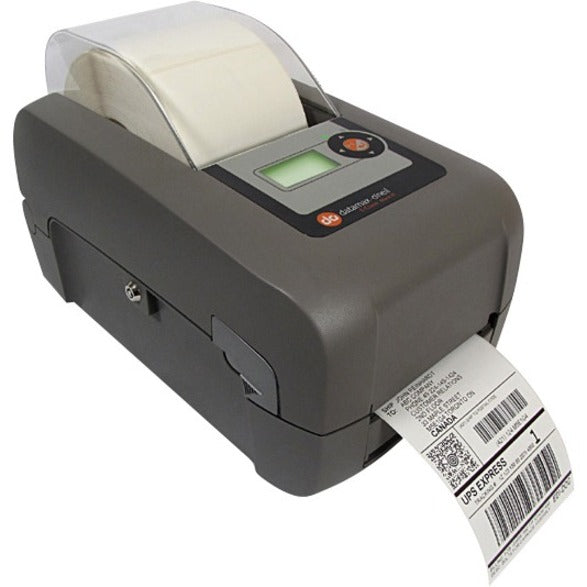 Datamax-O'Neil E-Class E-4305L Desktop Direct Thermal/Thermal Transfer Printer - Monochrome - Label Print - Ethernet - USB - Serial - Parallel - With Cutter - Warm Gray EL3-00-1JG05A0L