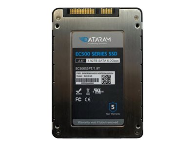 Dataram EC500 - SSD - encrypted - 240 GB - internal - 2.5 - SATA 6Gb/s - 256-bit AES - TCG Opal Encryption 2.0"