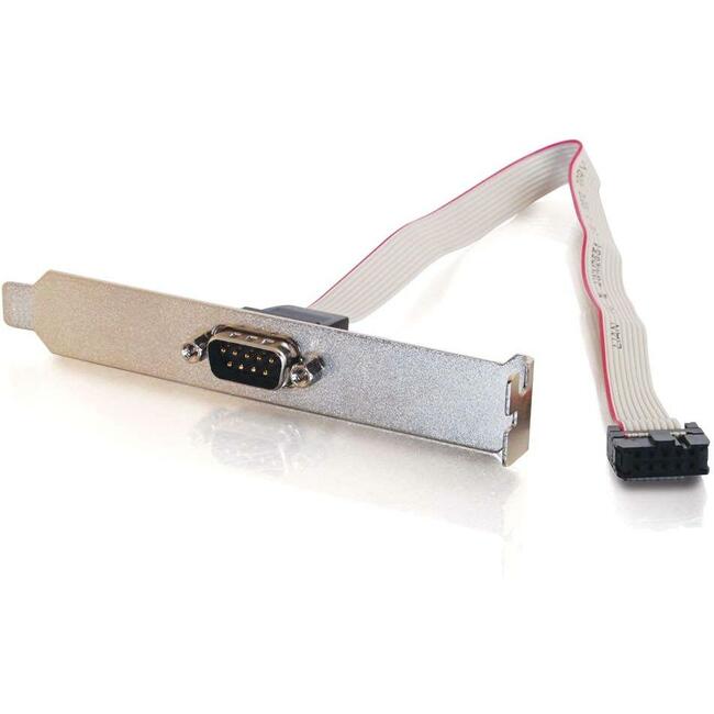 Db9 Male Serial Rs232 Add-A-Port Adapter With Bracket