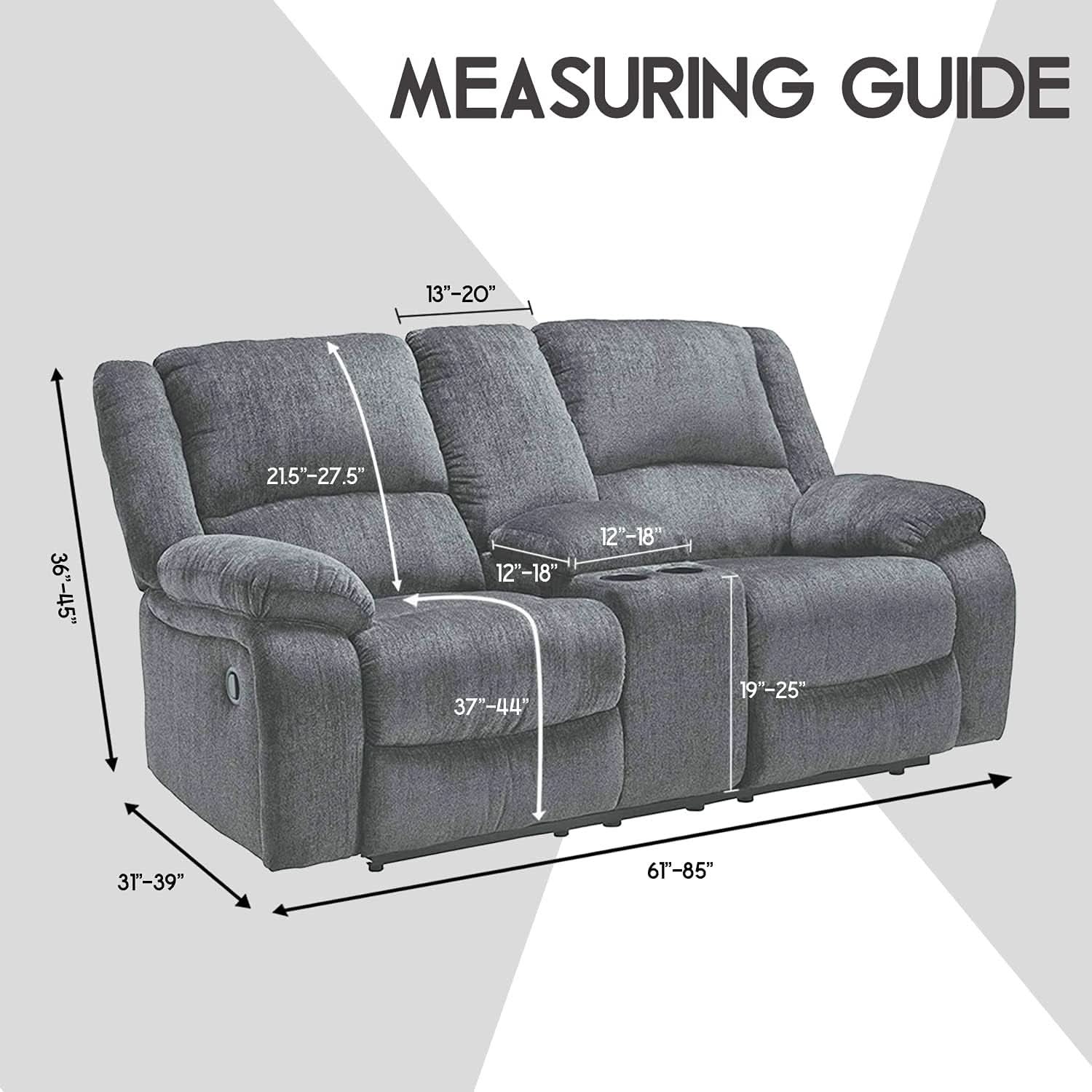 Deep Teal Velvet 8 Piece Reclining Loveseat Cover Set