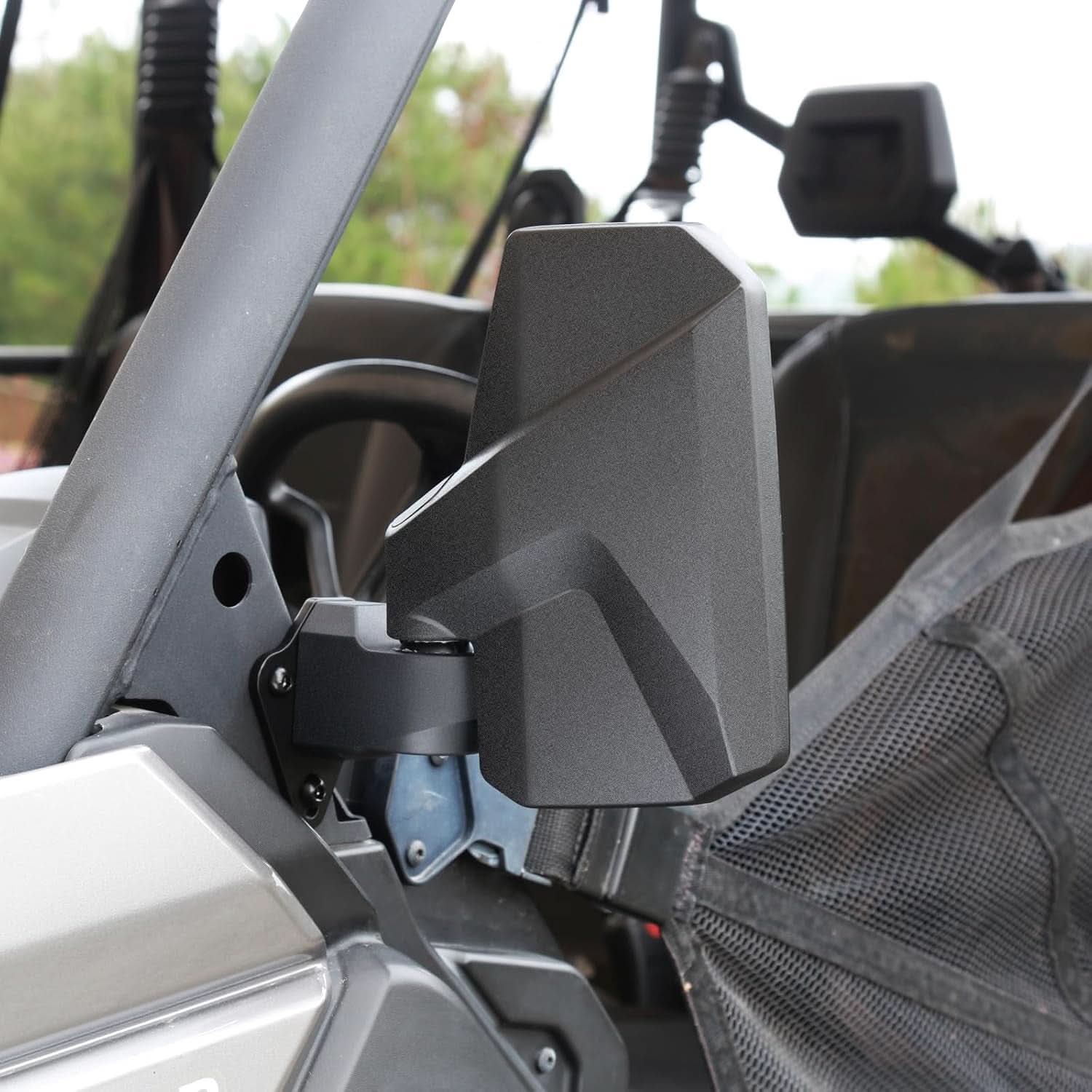 Defender Side Mirrors With Spring Back For Can Am Defender