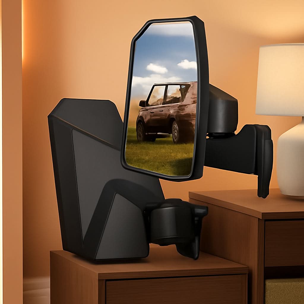 Defender Side Mirrors With Spring Back For Can Am Defender