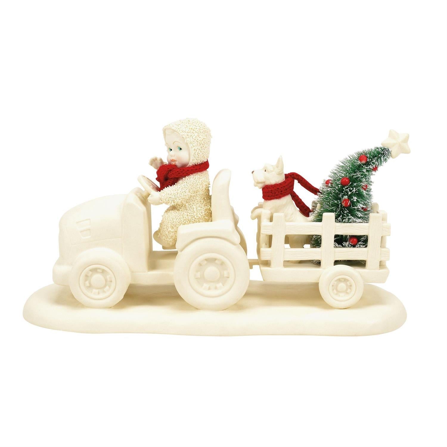 Delivering the Tree - Snowbabies Figurine
