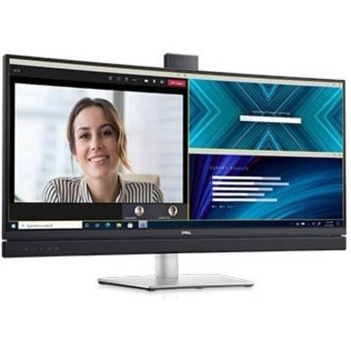Dell C3422We 86.7 Cm (34.1") 3440 X 1440 Pixels Ultrawide Quad Hd Lcd Black, Silver