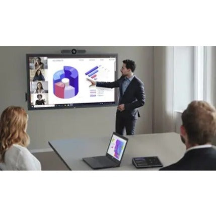 Dell C6522Qt Interactive Whiteboard 163.9 Cm (64.5") 3840 X 2160 Pixels Touchscreen Black