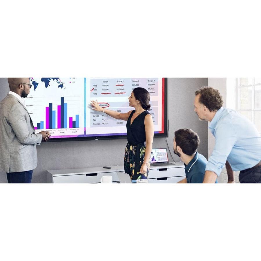 Dell C8621Qt Touch Screen Monitor 2.17 M (85.6") 3840 X 2160 Pixels Multi-Touch Black