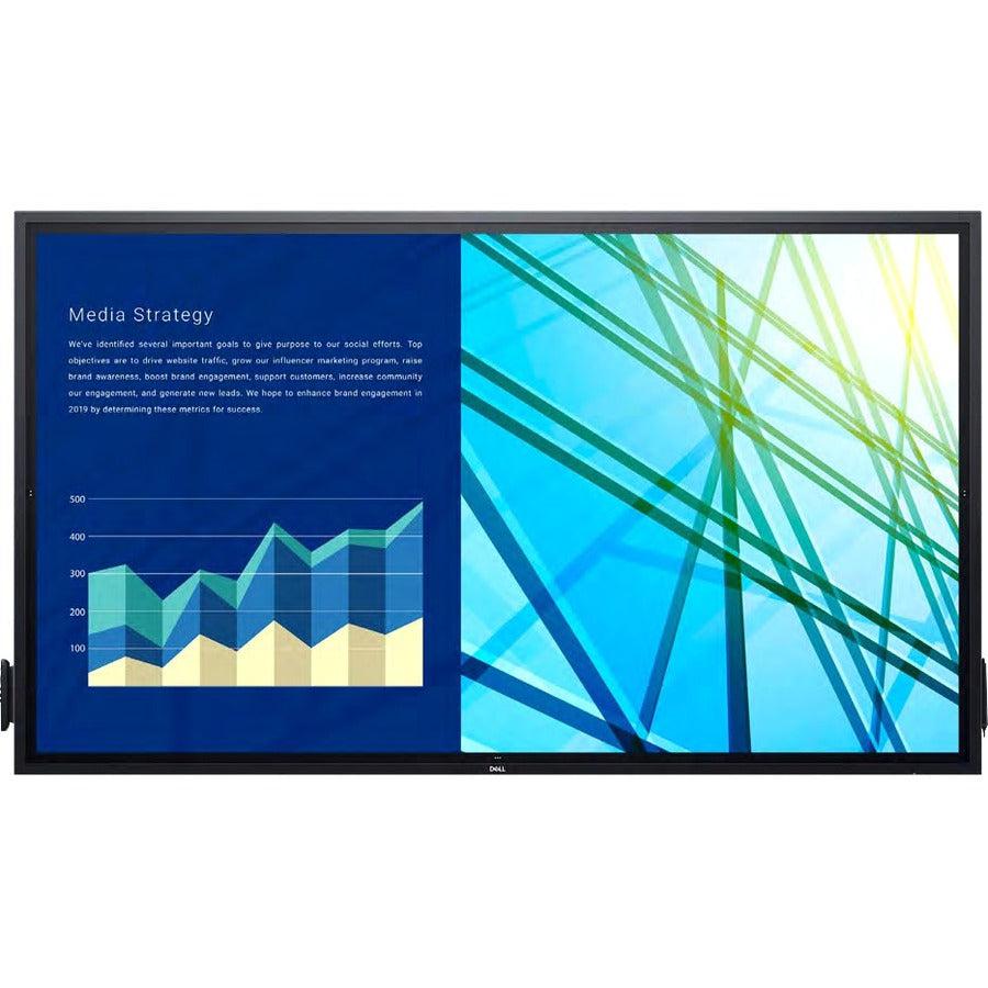 Dell C8621Qt Touch Screen Monitor 2.17 M (85.6") 3840 X 2160 Pixels Multi-Touch Black