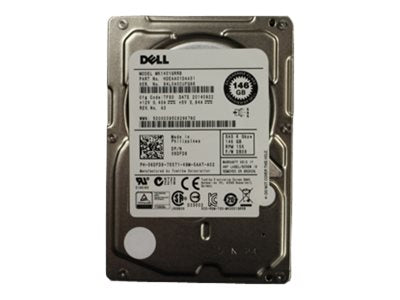 Dell - Hard drive - 146 GB - internal - 2.5 - SAS 6Gb/s - 15000 rpm"