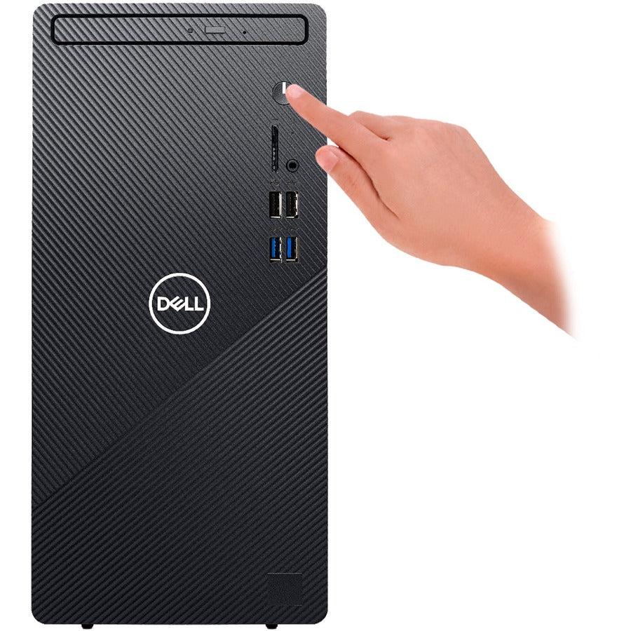 Dell-IMSourcing Inspiron 3000 3880 Desktop Computer - Intel Core i7 10th Gen i7-10700 Octa-core (8 Core) 2.90 GHz - 8 GB RAM DDR4 SDRAM - 512 GB M.2 PCI Express NVMe SSD - Mini-tower - Black I3880I710T