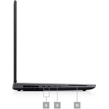 Dell-IMSourcing Precision 7000 7530 15.6 Mobile Workstation - Intel Core i7 8th Gen i7-8850H - 8 GB - 256 GB SSD - English (US) Keyboard" 434YV