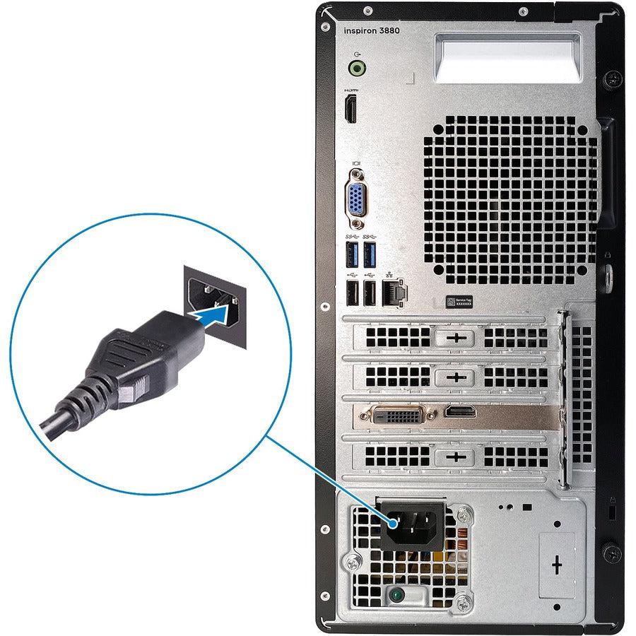 Dell Inspiron 3000 3880 Desktop Computer - Intel Core i7 10th Gen, 8GB RAM, 512GB SSD I3880I710T