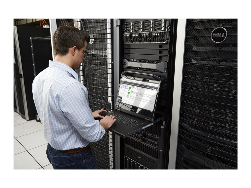 Dell KMM Console - KVM console - 18.5 - rack-mountable - 1U"