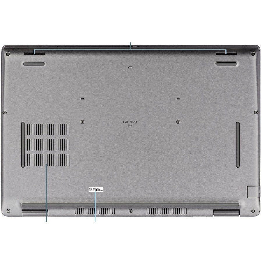 Dell Latitude 5000 5531 15.6 Notebook - Full HD - Intel Core i5 12th Gen i5-12600H - vPro Technology - 16 GB - 512 GB SSD - English (US) Keyboard - Gray" DNJN3