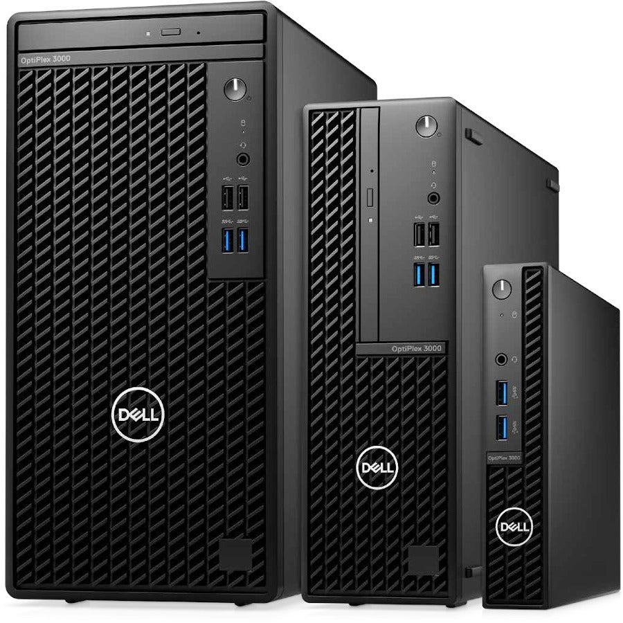 Dell OptiPlex 3000 Desktop Computer - Intel Core i5 12th Gen i5-12500T - 16 GB - 512 GB SSD - Micro PC - Black TMY7D