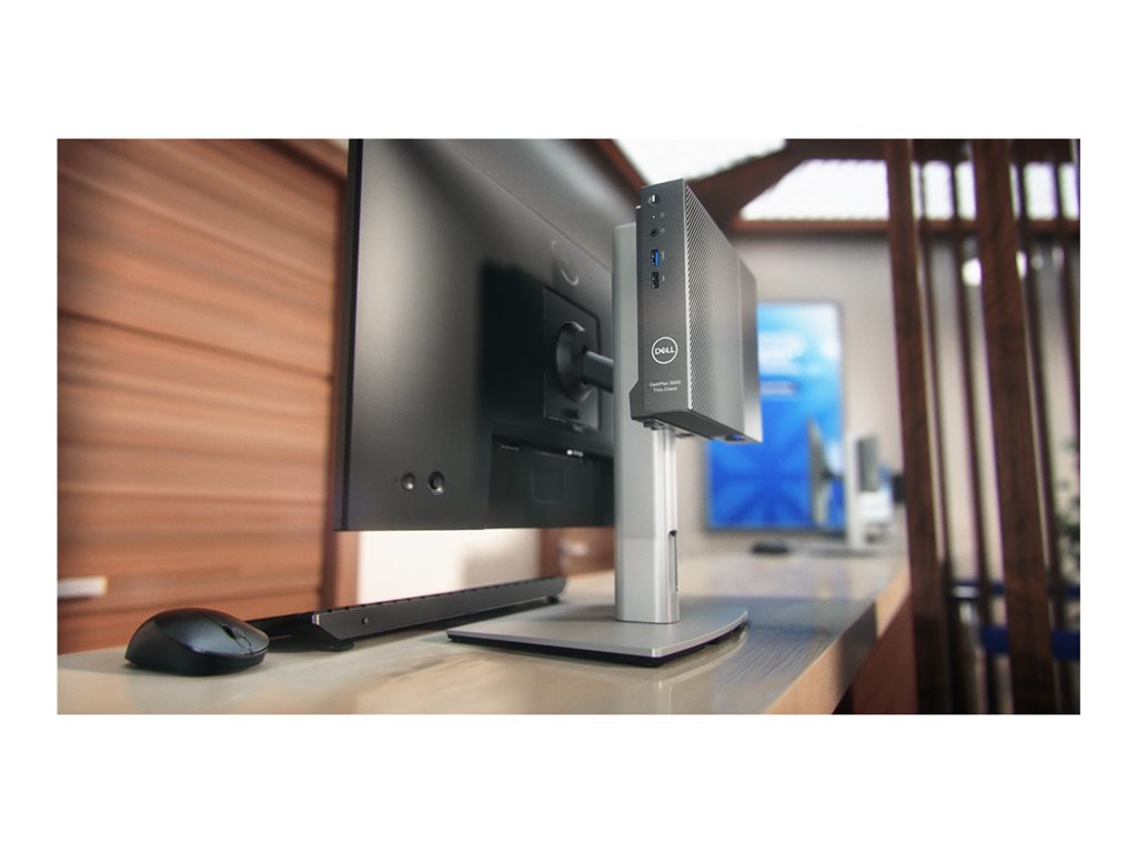 Dell OptiPlex 3000 Thin Client - Thin client - DTS 1 x Pentium Silver N6005 / up to 3.3 GHz - RAM 8 GB - flash - eMMC 32