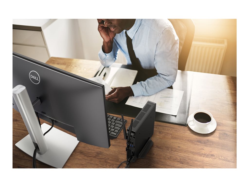 Dell OptiPlex 3000 Thin Client - Thin client - DTS 1 x Pentium Silver N6005 / up to 3.3 GHz - RAM 8 GB - flash - eMMC 32