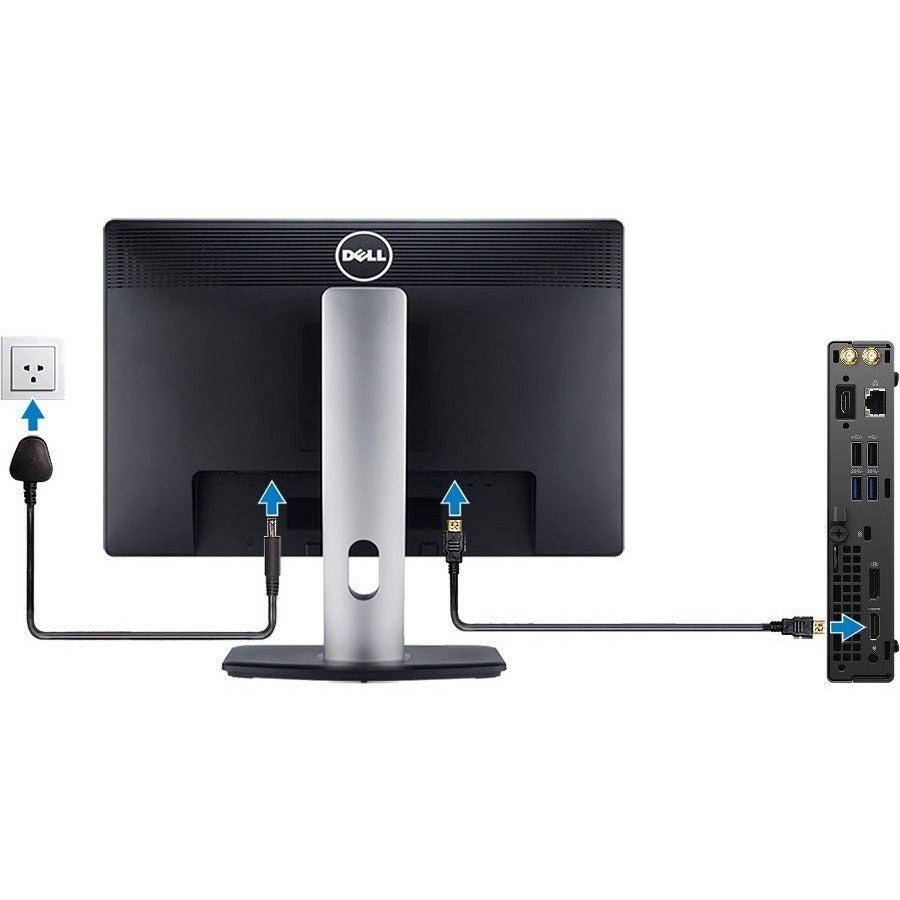 Dell OptiPlex 3080 Micro Desktop - Intel Core i3 4GB RAM 128GB SSD | TechSoft 1W0TY