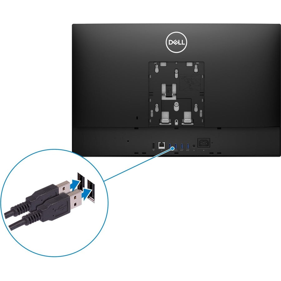 Dell OptiPlex 5000 5400 All-in-One Computer - Intel Core i5 12th Gen i5-12500 - vPro Technology - 8 GB - 256 GB SSD - 23.8 Full HD - Desktop - Black" M62DM