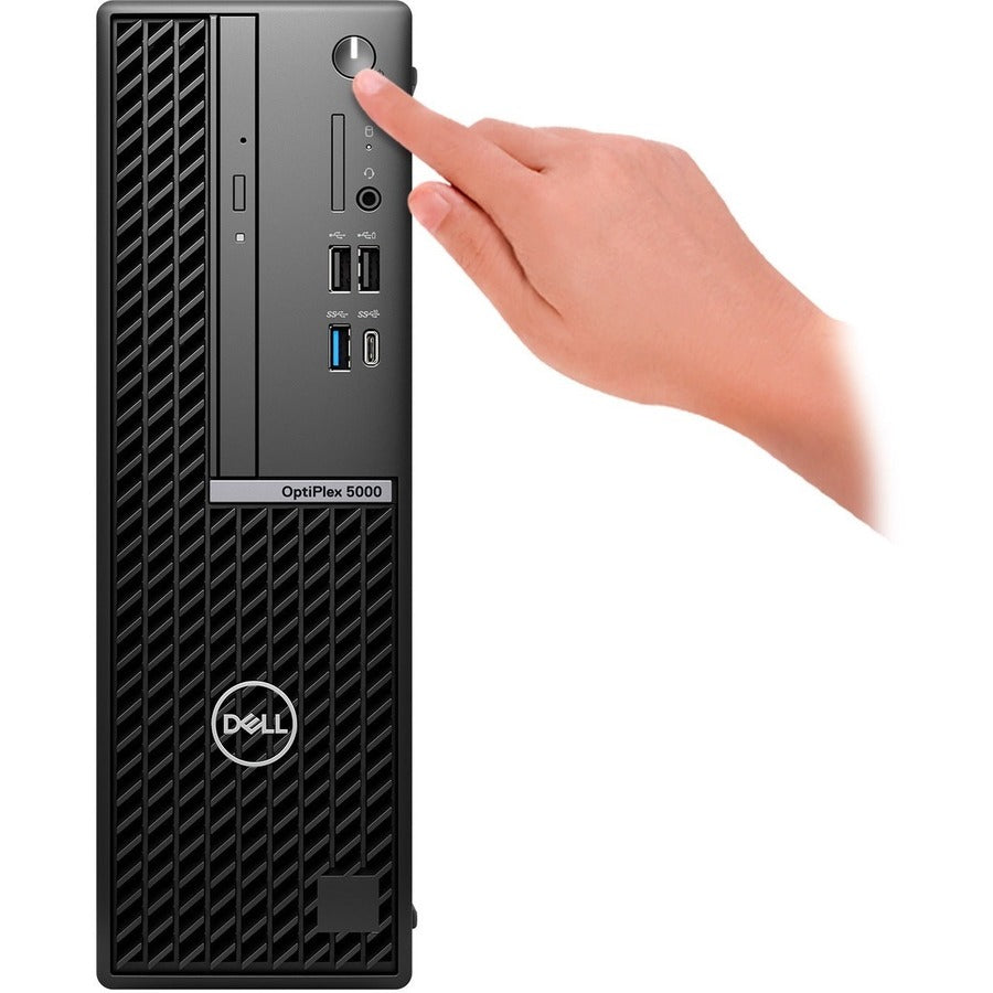 Dell OptiPlex 5000 Desktop Computer - Intel Core i7 12th Gen i7-12700 - vPro Technology - 8 GB - 256 GB SSD - Small Form Factor - Black 1MR1D